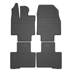 Tappetini per auto ElToro compatibili con Toyota Highlander IV dal 2019 in poi su misura in gomma | Materiale resistente | Bordi alti protettivi